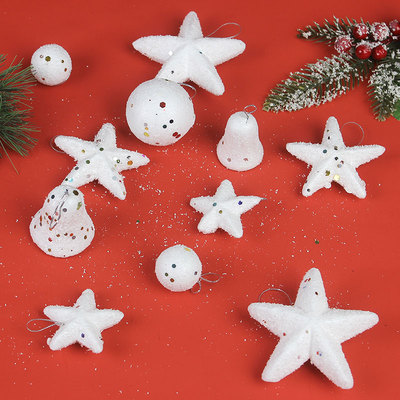 圣诞小饰品圣诞树五角星铃铛挂件