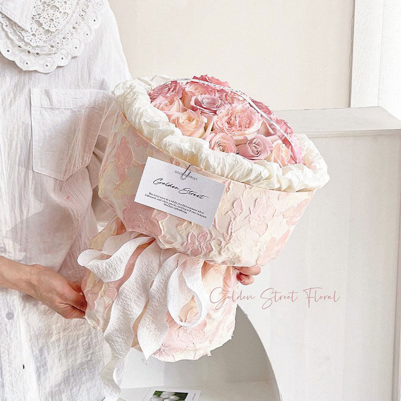 小香风布圆形花束刺绣鲜花包装纸手工花艺材料内衬提花布包装布,鲜花速递/花卉仿真/绿植园艺,花艺纱网/纺织布,淘宝优惠券,粉丝福利购,淘宝优惠卷