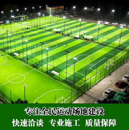 足球场人工草坪俱乐部球场户外门球加幼儿园操场免填充仿真草皮