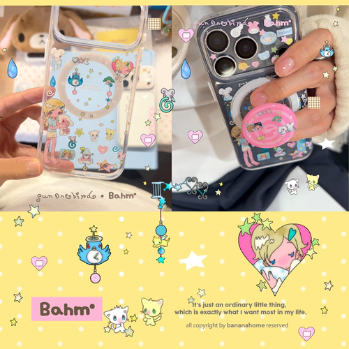 苹果17proMax鸟鸟一联名磁吸壳