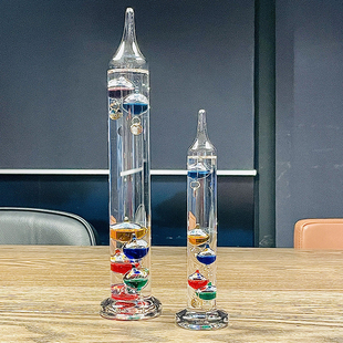 伽利略温度计创意家居办公室客厅室内装饰摆件生日商务礼物情人节