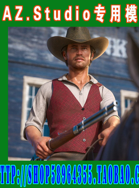 daz3d studio模型Holt 8 Wild West Bundle套装(3M-271)