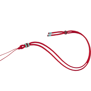 玉吊坠黄金平安扣玉佩翡翠挂绳男女胸牌工牌手工编织挂脖项链