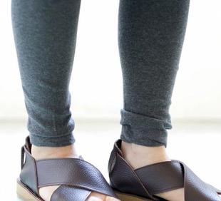 百搭松紧女裤 棉质透气日系薄款 袜裤 打底裤 袜 日本代购 连裤 正品