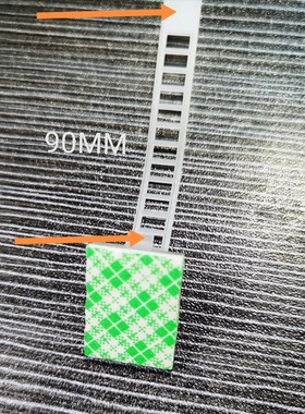 进口胶ATC-17粘块 粘贴梯形扎带  绑线  绑管 100个一包黑色