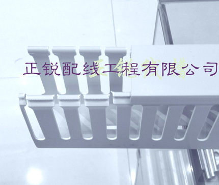 厂销塑料高80*100宽阻燃PVC线槽明装 配电柜电箱 专用方线槽