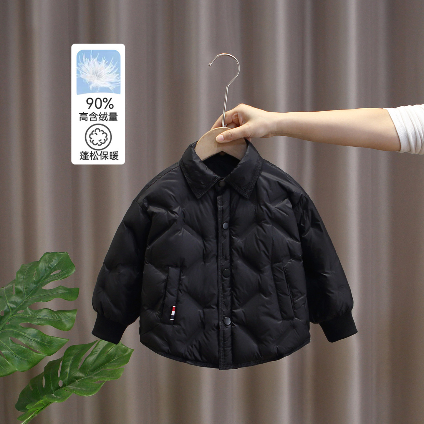 男童轻薄羽绒服2025新款