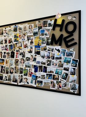 毛毡板照片墙贴免打孔幼儿园软木板展示背景客厅卧室书桌墙面装饰