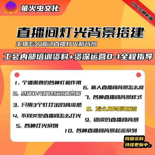 2026新版娱乐直播主播直播间背景灯光搭建摆放效果