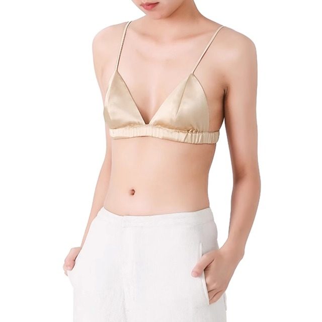 陈小满真丝文胸无钢圈法式bra深V美背性感内衣夏季超薄舒胸垫透气,女士内衣/男士内衣/家居服,文胸,淘宝优惠券,粉丝福利购,淘宝优惠卷