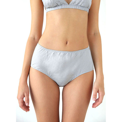 陈小满亚麻内裤女高腰无痕法式