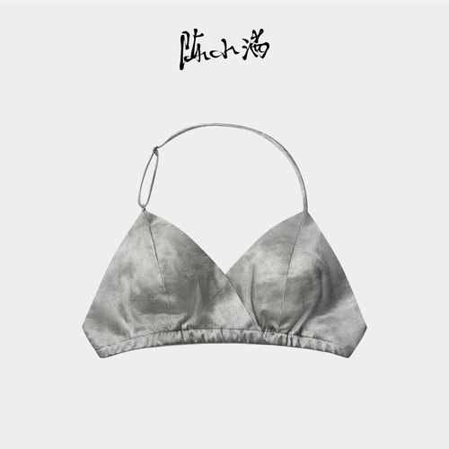 19姆米桑蚕丝挂脖文胸