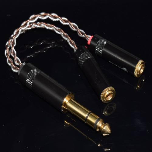 BXA-Z5 A3 mdr-Z7 z1r pha-3双3.5母转6.35平衡转接线 耳机线