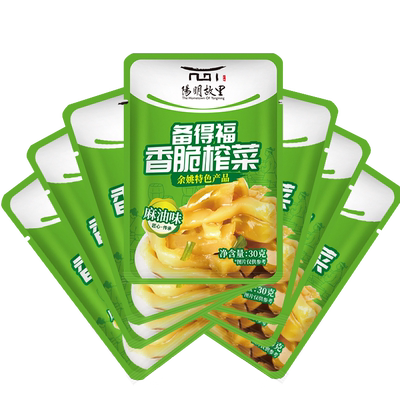 备得福鲜香脆嫩麻油榨菜下饭开味
