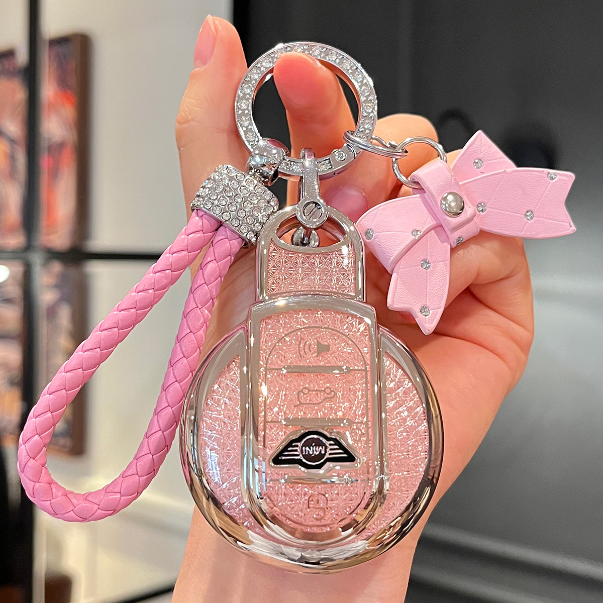 适用于宝马mini钥匙套女迷你
