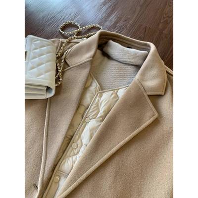 秋冬配大衣内搭卡其色羊羔绒马甲女加绒叠穿棉内胆保暖背心1205u