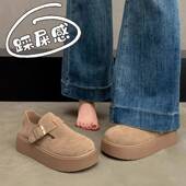 春秋软底女鞋 平底0128n 厚底平台拖鞋 2026新款 季