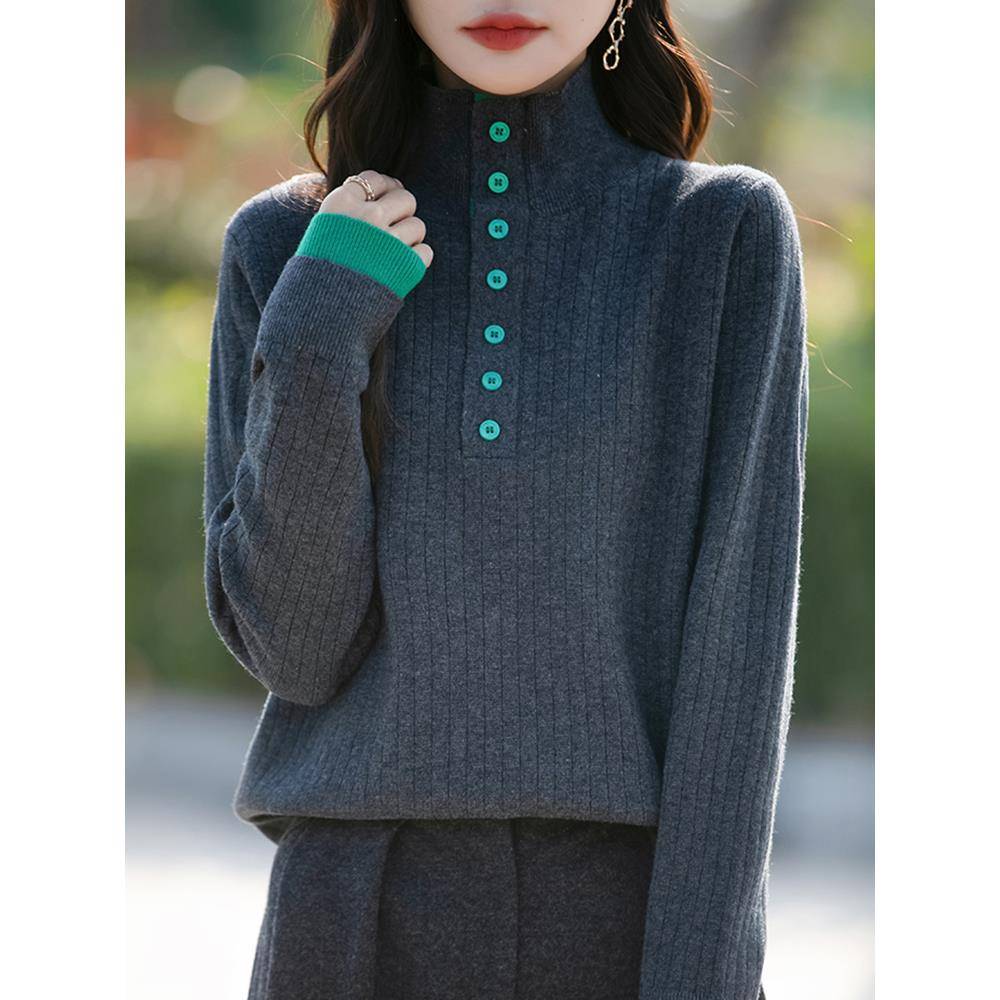 秋冬假两件高领开领打底衫女2025新款洋气内搭大码女装针织1201u