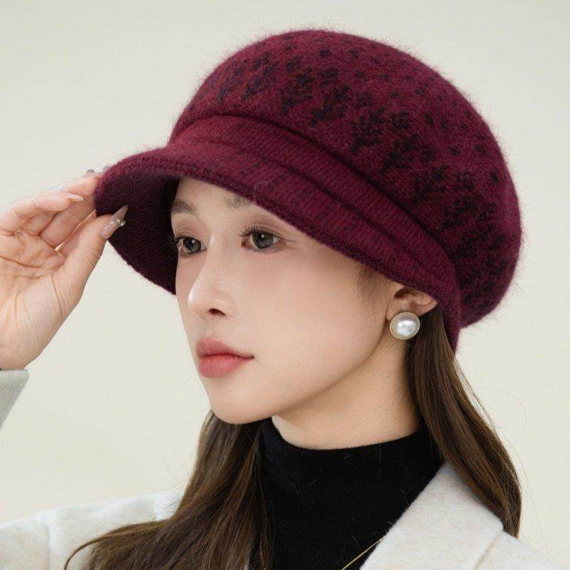 春秋中老年人鸭舌帽子女季加绒毛线帽保暖防寒洋气针织贝雷0122ud,服饰配件/皮带/帽子/围巾,帽子,淘宝优惠券,粉丝福利购,淘宝优惠卷
