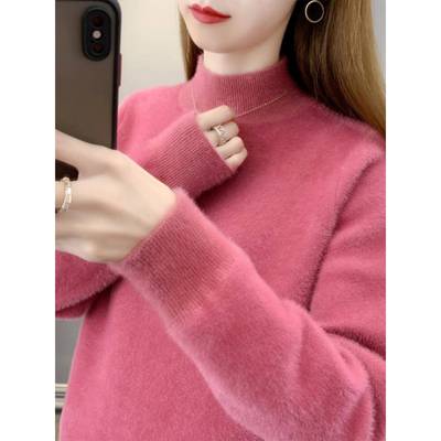 高领正肩毛衣内搭可外穿女2025秋冬新款针织衫打底好看冬装1106h