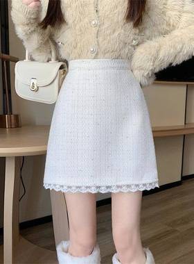 春秋季半身裙女2026新款a字裙法式感包臀裙黑色短裙子潮0108n