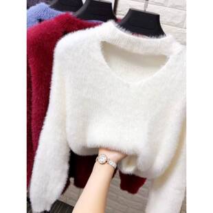 天高领加厚针织衫 与内顶部1224ud 秋冬剪裁吊带毛底针织衫