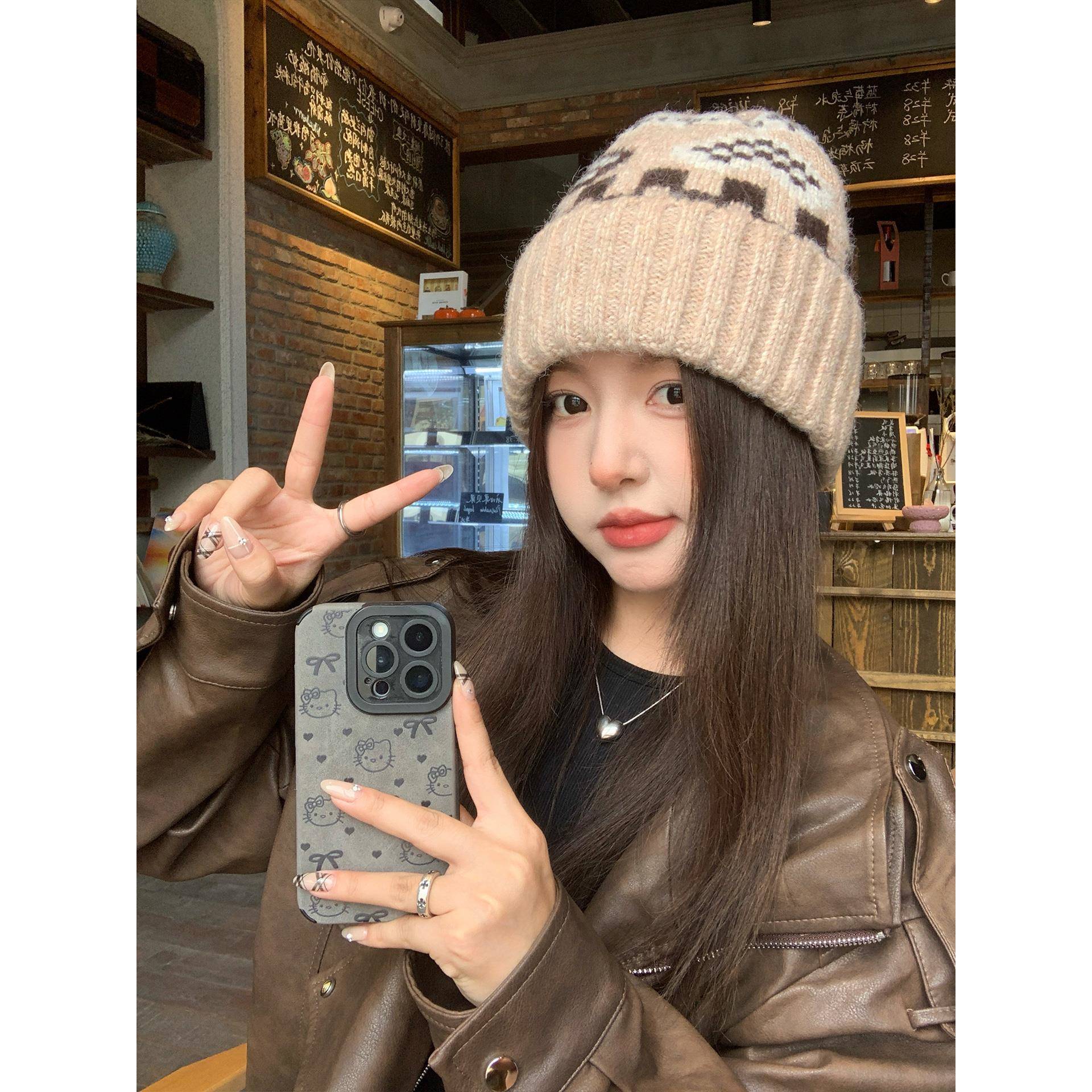 秋冬季覆古帽子女款2025新款天大头围显脸小适合方圆脸1027n