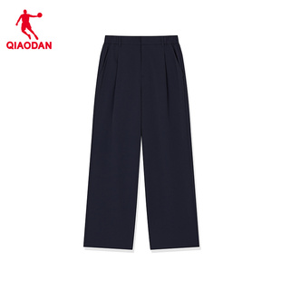 乔丹梭织长裤运动休闲综合系列宽松直筒女裤商场同款防泼水运动裤