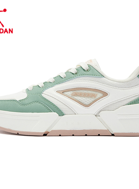 商场同款乔丹运动鞋2026年冬季新品滑板鞋撞色百搭橡胶防滑板鞋女