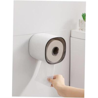 Toilet Tissue Paper Holder Shelf Bathroom kitchen Towel Roll