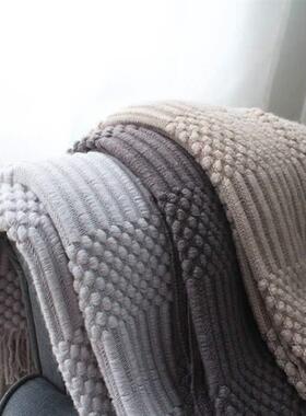 knitted airconditioning small blanket siesta bubble blanket