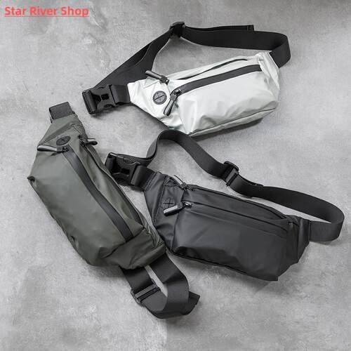 Waterproof Man Waist Bag Fanny Pack Fashion Chest Pack Outdo