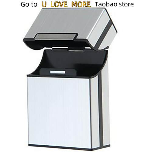 1PC Smoking Cigarettes Aluminum Cigarette Case Cigar Tobacco