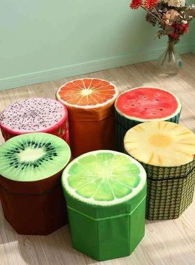 OTCG Creative fruit storage stool folding storage box