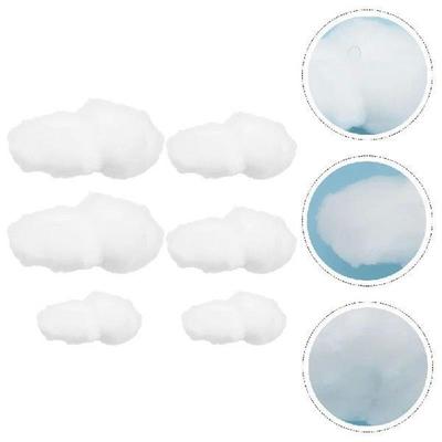 6 Pcs Decoration Felt Garlands Fake Toys Models Clouds for