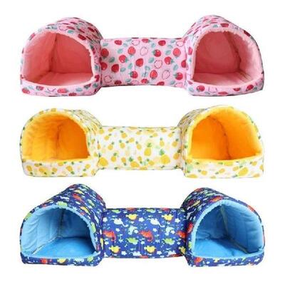 Hamster Rodents Hideaway Toy Gerbil Bed Hideouts Pet Tunnel