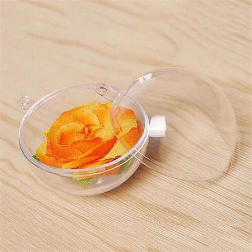 Exquisite Clear Bauble Hanging Hollow Drop Ball Wedding