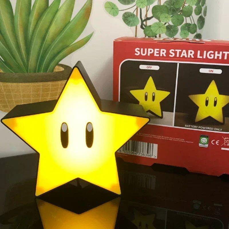 LED Question Mark Night Light Super Mario Bros Games Toy Chi