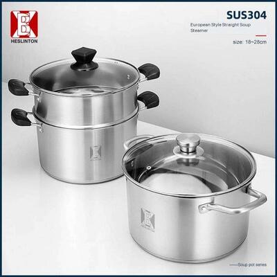Stainless steel soup pot cooking thickening sll porridge