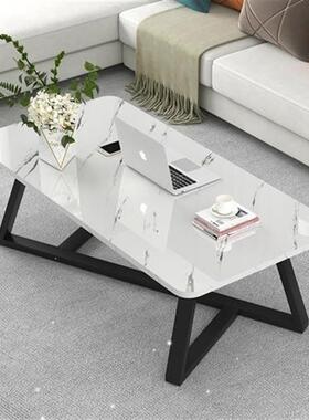 Nordic marble coffee table home living room sofa side table