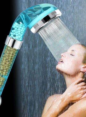 Shower showerhead hand held pressurized shower head wash