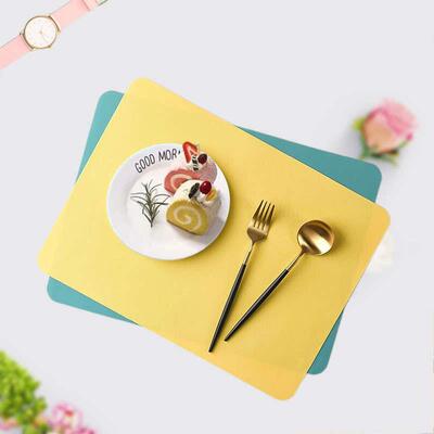 Silicone Waterproof Placemat Table Mat Heat Insulation Anti