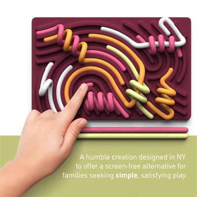 Sensory Activity Board Silicone Decompression Toy Educationa