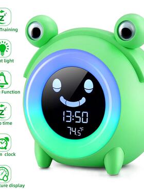 Cute Animal Child Alarm Clock Sleep Trainer Digital Wake Up