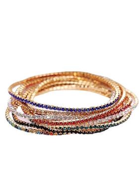 新气质镶嵌水钻弹力女式手炼