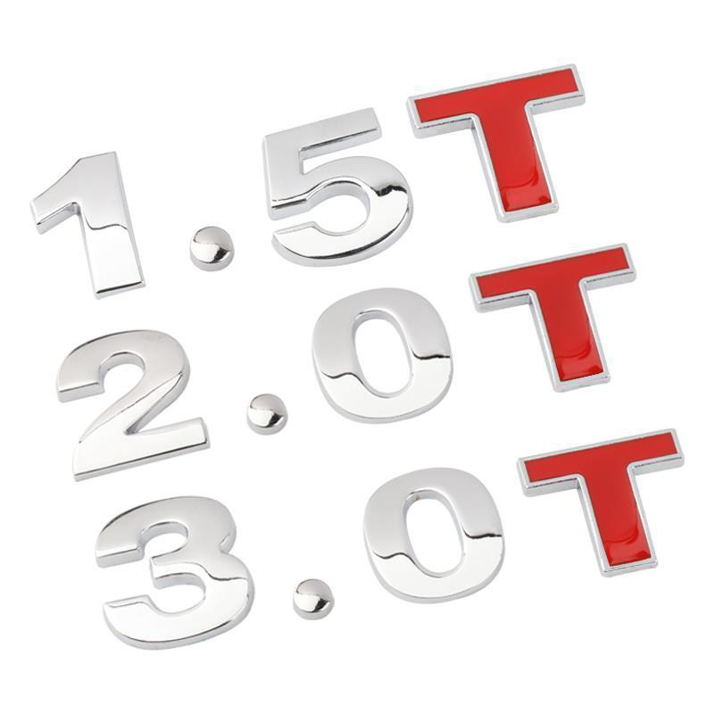 汽车金属排量标尾标后备箱