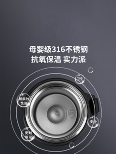 运动水壶316不锈钢保温杯户外直饮水杯学生男健身便携简约水壶女