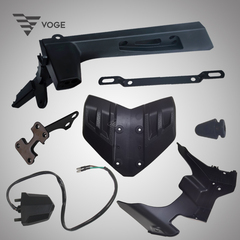 无极525RR RR525原装左右上下牌照支架牌照灯缓冲胶后挡泥板檐板