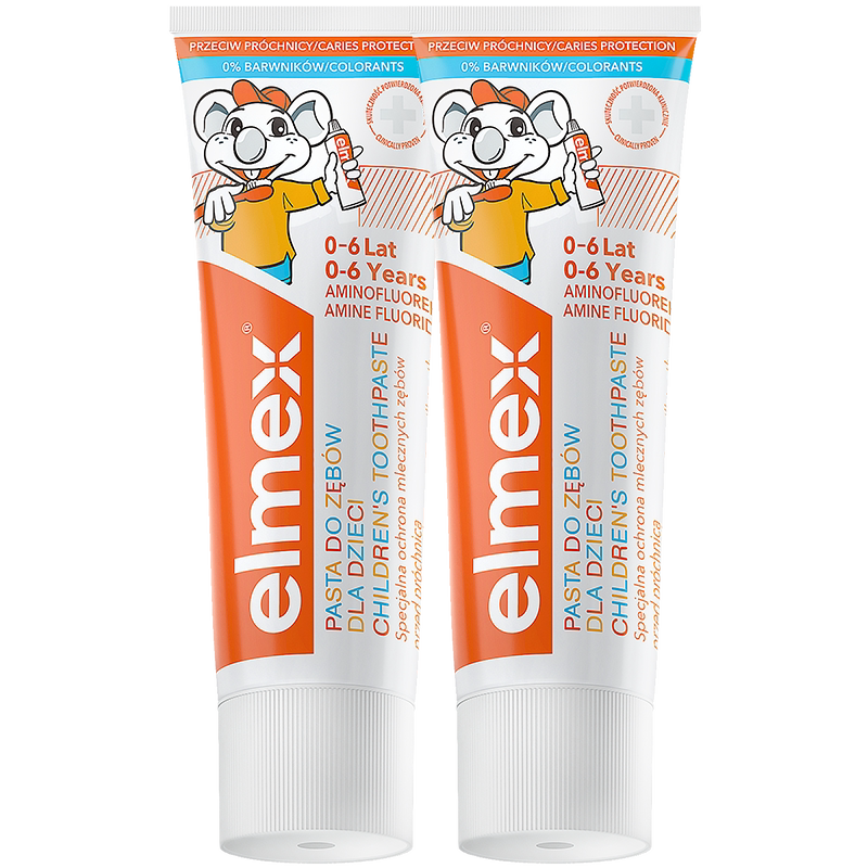 elmex艾美适含氟防蛀分龄儿童牙膏