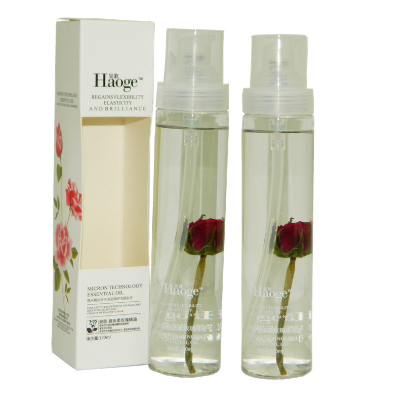 昊歌易抹柔玫瑰精油120ml免洗护发精油持久留香精华素发尾油正品